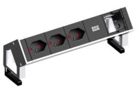 Bachmann Steckdosenleiste 3-fach weiß 0,2m 90° 902.208 IP20 1,5qmm
