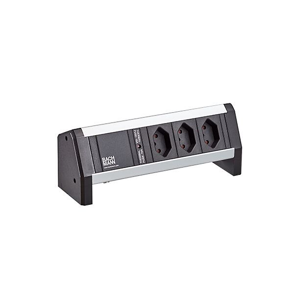 Bachmann Bachmann Steckdosenleiste 3-fach alu IP20 902.1804