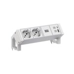 Bachmann Steckdosenleiste /2-fach weiß 1xUSB 937.427 0,2m 35° IP20
