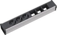 Bachmann Steckdosenleiste 3/3-fach schwarz 0,1m CONI 912.006 35° IP20 1,5qmm