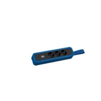 Bachmann Steckdosenleiste 3-fach bl 2m 35° 350.316 IP20 1,5qmm