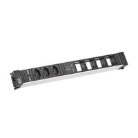 Bachmann Steckdosenleiste 3-fach schwarz 2xUSB 909.0172 IP20
