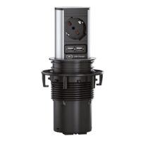 Bachmann Steckdosenleiste Edelstahl 2m 90° 928.063 IP20 1,5qmm