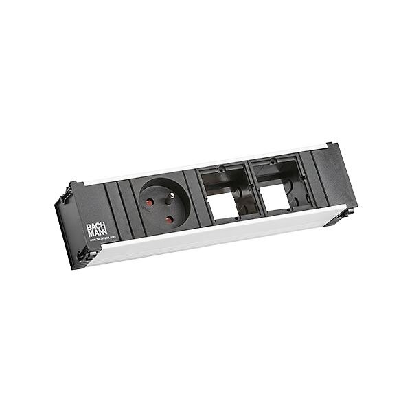 Bachmann Bachmann Steckdosenleiste 2-fach schwarz 0,1m 35° CONI 912.009 IP20 1,5qmm