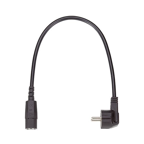 Bachmann Bachmann Netzanschlussleitung 0,5m 10A 356.172 3x1,5qmm schwarz IP20 PVC