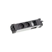 Bachmann Steckdosenleiste alu 35° IP20 906.093