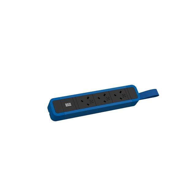 Bachmann Bachmann Steckdosenleiste 3-fach bl 2m 45° 350.336 IP20 1,5qmm