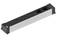 Bachmann Steckdosenleiste 3-fach alu 0,1m 916.0361 90° IP20 1,5qmm