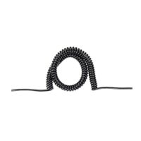 Bachmann Spiralleitung 5m 5x1,5qmm schwarz 693.181 IP20 0-70°C PUR