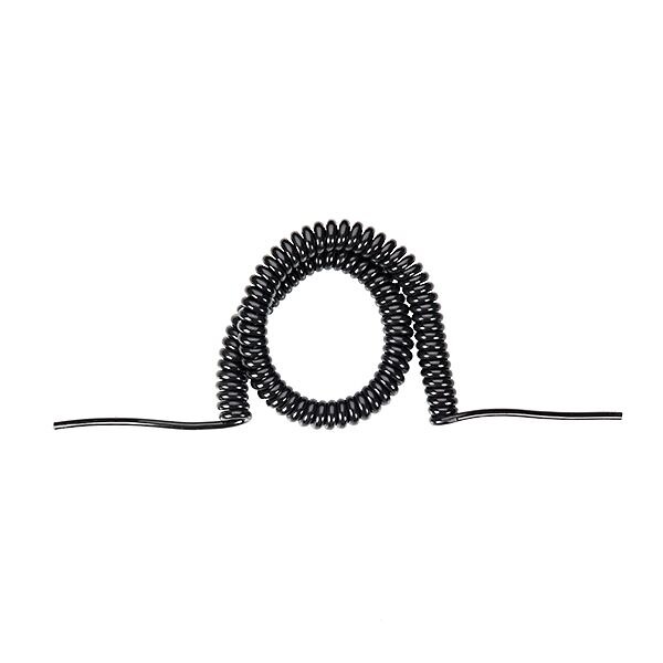 Bachmann Spiralleitung 5m 5x1,5qmm schwarz 693.181 IP20 0-70°C PUR