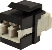 Bachmann LWL-Kupplung LC-D LC-D MM Kunststoff 918.071 schwarz einrasten