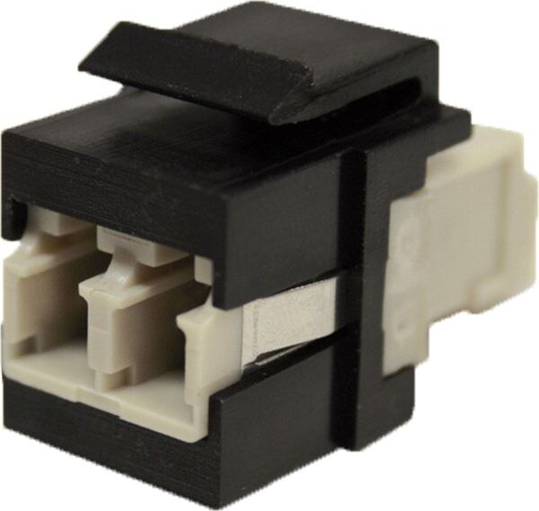 Bachmann Bachmann LWL-Kupplung LC-D LC-D MM Kunststoff 918.071 schwarz einrasten