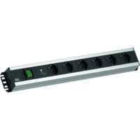 Bachmann Steckdosenleiste 3/6-fach grau 2m 90° 300.095 IP20 1,5qmm