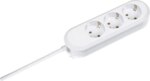 ELTROPA Steckdosenleiste 3-fach weiß 5m 35° E388.272W IP20 1,5qmm