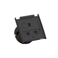 Bachmann Steckdosenleiste 1-fach alu 2m 90° 927.406 IP20 1,5qmm