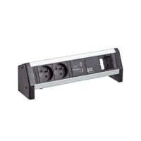 Bachmann Steckdosenleiste alu 1m 35° 902.0168 IP20 1,5qmm