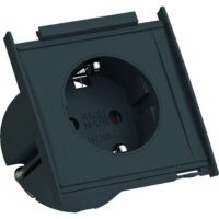 Bachmann Steckdosenleiste 1-fach alu 2m 35° KAPSA 927.400 IP20 1,5qmm