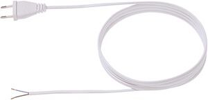 Bachmann Bachmann Netzanschlussleitung 3m 2,5A schwarz 202.175 2x0,75qmm IP20 Euro-Steck PVC