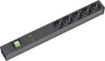 Bachmann Steckdosenleiste 19 5Steckd 333.537 230V LED Netzentstör schaltbar