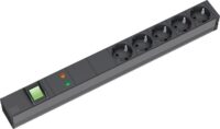 Bachmann Steckdosenleiste 19 5Steckd 333.537 230V LED Netzentstör schaltbar