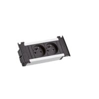 Bachmann Steckdosenleiste alu 2m 35° KAPSA 927.203 IP20 1,5qmm