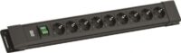 Bachmann Steckdosenleiste 9-fach schwarz 2m 45° CONNECTUS BM005909 mit Ein/Aus IP20