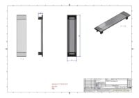 Bachmann Leergehäuse Aluminium B383xH88xT42mm 915.510 ET42,9mm geschl