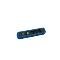 Bachmann Steckdosenleiste 3-fach bl 2m 35° 350.306 mit Ein/Aus IP20 1,5qmm