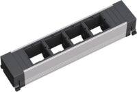 Bachmann Steckdosenleiste 4-fach schwarz 35° IP20 CONFERENCE 909.000