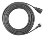ELTROPA Netzanschlussleitung 5m 3x1,5qmm E341.186S 16A schwarz IP20 Schutzkontakt-Kuppl PVC