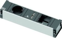Bachmann Multimediadose 2data schwarz RAL9005 912.0167