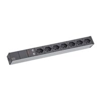 Bachmann Steckdosenleiste 7-fach schwarz 3m IP20 800.1258 ÜSS 1,5qmm
