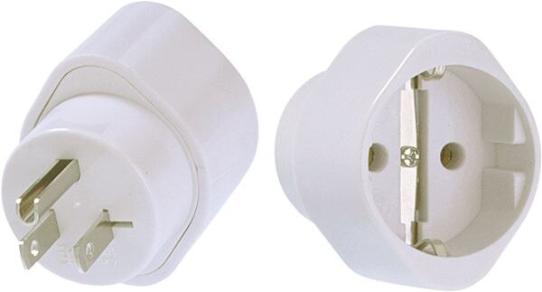 Bachmann Reisestecker Einzel weiß 921.004