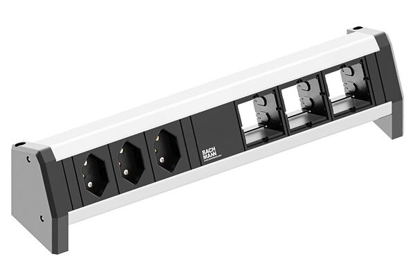 Bachmann Bachmann Steckdosenleiste 6-fach schwarz IP20 DESK 902.010
