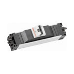 Bachmann Steckdosenleiste schwarz IP20 STEP ALU 906.307 FI-Schalter