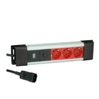 Bachmann Steckdosenleiste 3-fach grau 2m 45° CONNECTUS BM005928 IP20 1,5qmm