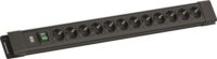 Bachmann Steckdosenleiste 12-fach schwarz 2m 45° CONNECTUS BM005908 mit Ein/Aus IP20