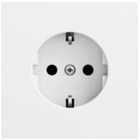 Gira Steckdose 1-fach reinweiß matt Unterputz IP20 418072