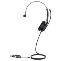 Yealink UH35 (schwarz, UC-Variante, USB-A und USB-C, Mono)