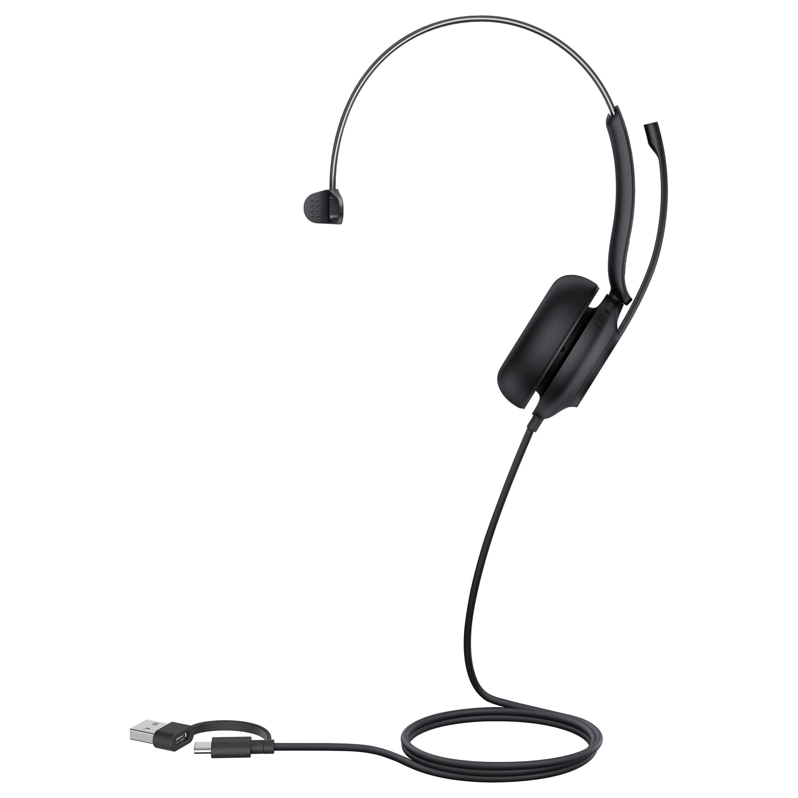 Yealink Yealink UH35 (schwarz, UC-Variante, USB-A und USB-C, Mono)
