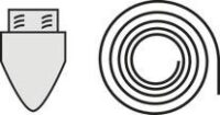 Set 4 Montagekegel/Einziehhilfe für flexible Abgasleitung DN 80