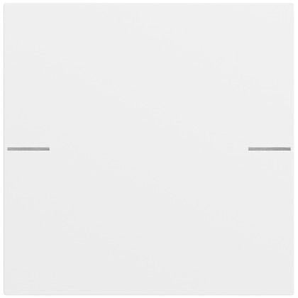 Gira Tastwippe KNX reinwei&szlig; gl&auml;nzend Kunststoff Thermopl 575170 2-fach