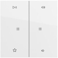 Gira Bedienelement 2-fach reinweiß glänzend 538470