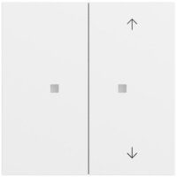 Gira Tastwippe KNX reinweiß matt Kunststoff Thermopl 517572 2-fach