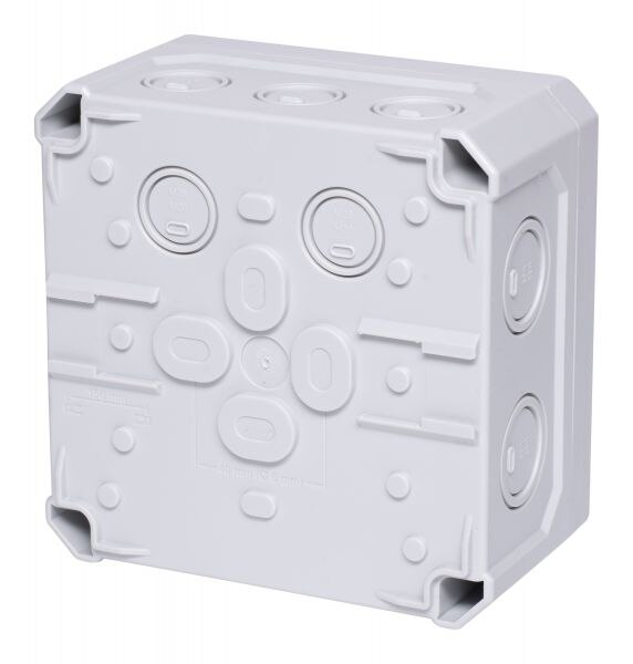 F-Tronic F-Tronic Abzweigdose IP66 10qmm quadrat NFK14gr 140x140x81mm uni Kunststoff hfr