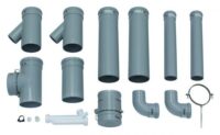 Basis-Anschluss-Set DN 130 PP für 2 Geräte / 2er-Kaskade