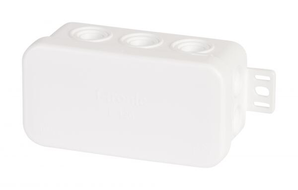F-tronic Abzweigkasten IP54 2,5qmm Kunststoff E126ws 75x37x40mm quadrat Wand/Decke