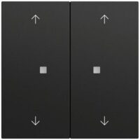Gira Wippe Serien Schalter schwarz lackiert 538674 Pfeile