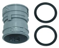 Verbindungsstück für flexibles Abgassystem DN 60, PP