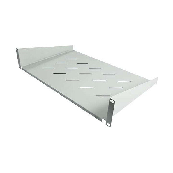 Allnet ALLNET Fachboden T200mm/2HE Lichtgrau Frontmontage